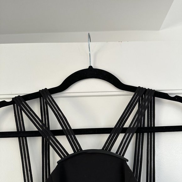 Elie Tahari Cisco Sheath Mini Dress Strappy Halter Neckline  Sz 2 Black - Picture 7 of 10